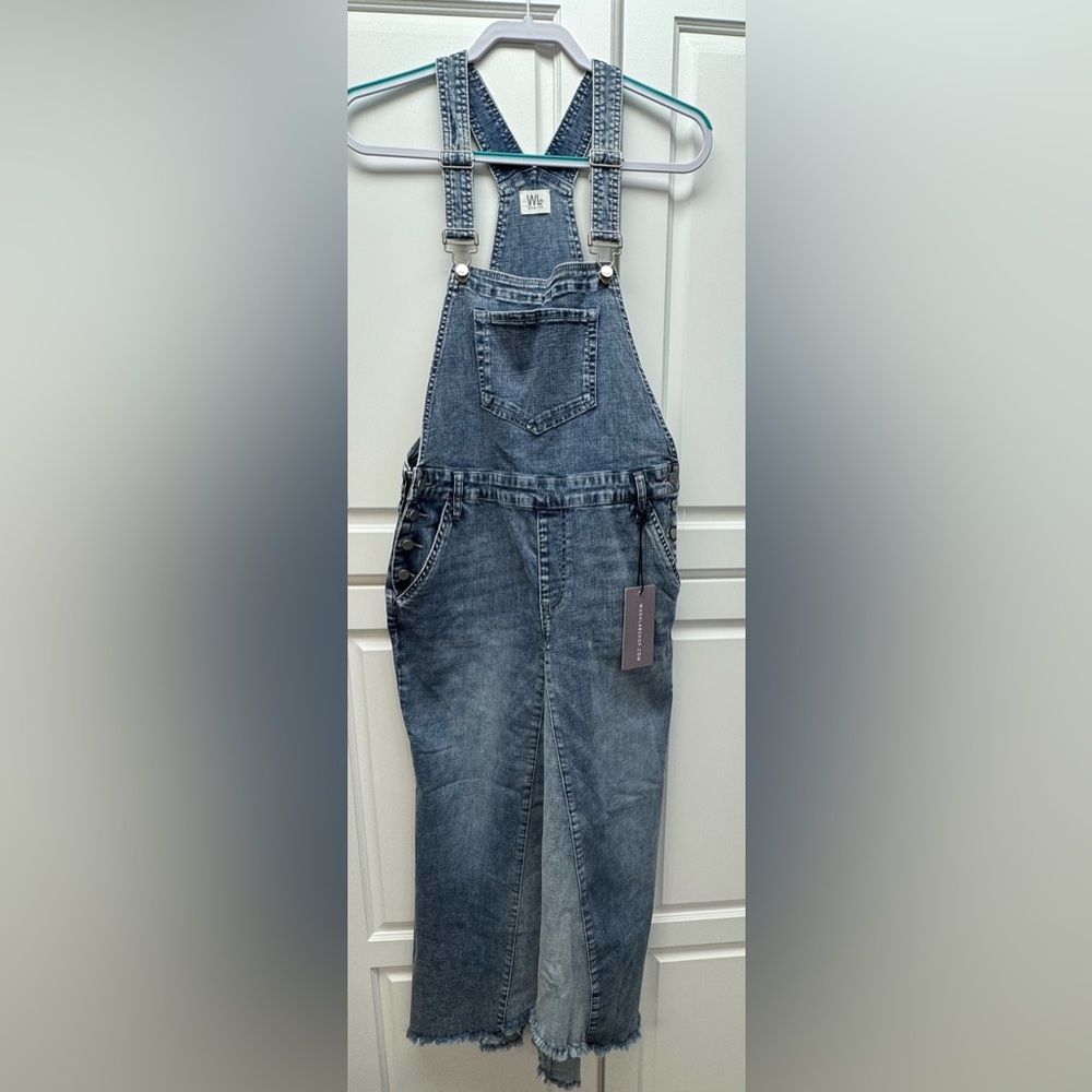 Wash Lab Denim Overall Skirt